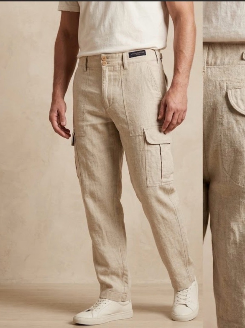 Banana Republic Men's Tan Cargo Pants